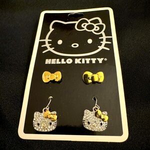 New Sanrio Y2K Hello Kitty earrings set